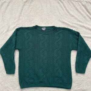 Vintage Bobbie Brooks Teal Crewneck Sweater